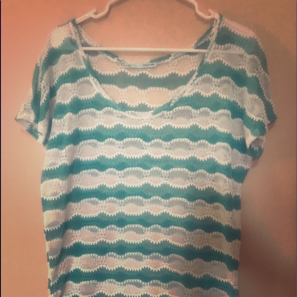 Maurice’s lace top. ECU